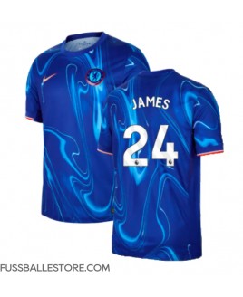 Günstige Chelsea Reece James #24 Heimtrikot 2024-25 Kurzarm